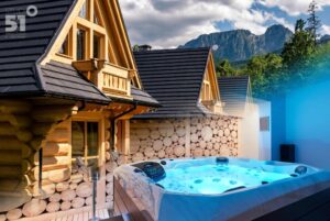 Apartament z Jacuzzi w Pokoju Kościelisko