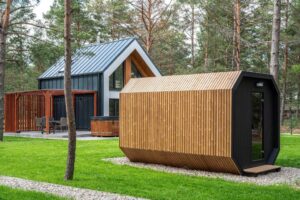 W Kaszubskim Lesie Borsk Kaszuby z Jacuzzi i Sauną